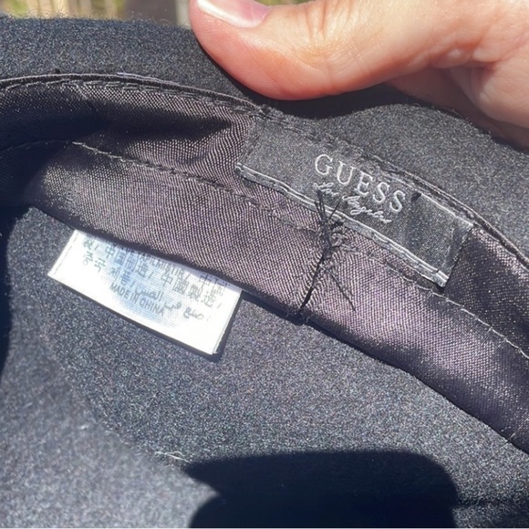 BLACK Studded Black Wool Retro Boho Floppy Hat - Picture 6 of 6